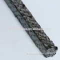 Black flexible graphite braided packing,gland packing
